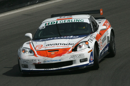 Henry Zumbrink in actie met de Corvette C6